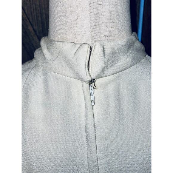 Lillie Rubin 1960s Beaded Ivory White Cream Dress Wedding Bridal Madmen Party - Picture 12 of 14